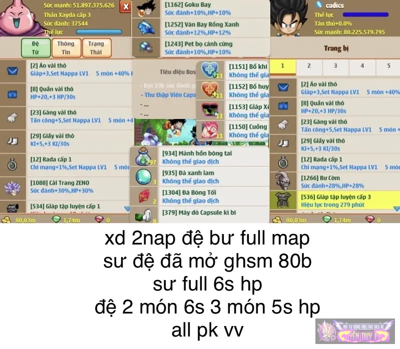 xd full map 
mô tả như ảnh